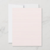 Blush Script Love is Patient Wijzig de Datum Save The Date (Achterkant)
