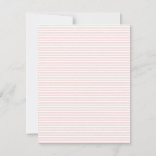 Blush Script Love is Patient Wijzig de Datum Save The Date (Achterkant)