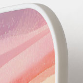 Blush Sea Sunset | Beach Watercolor Painting Pickleball Paddle (Links Detail)