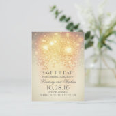 Blush Shimmer Elegant Sla de datum briefkaarten (Staand voorkant)