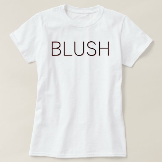 Blush Sleeve T-Shirt (Design voorkant)