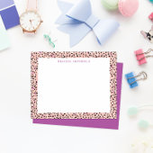 Blush Sneeuwpop Afdrukken Persoonlijke Kaart voor 