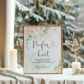 Blush sneeuwvlokken Pacifier jachtgame Poster