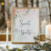 Blush sneeuwvlokken zoete behandelingen poster