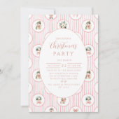 Blush Snowman Christmas Kaart (Voorkant)