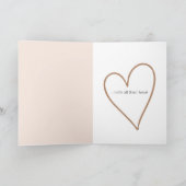 Blush Some Bunny Loves You Schets Kaart (Binnen)