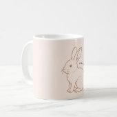 Blush Some Bunny Loves You Schets Koffiemok (Voorkant links)