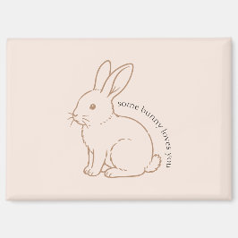 Blush Some Bunny Loves You Schets Magneet