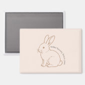 Blush Some Bunny Loves You Schets Magneet (Voorkant / Achterkant)