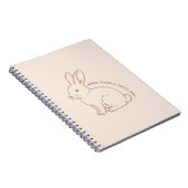 Blush Some Bunny Loves You Schets Notitieboek (Rechterzijde)
