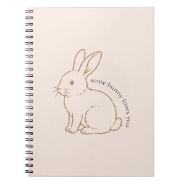 Blush Some Bunny Loves You Schets Notitieboek
