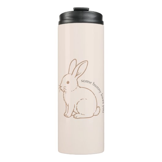 Blush Some Bunny Loves You Schets Thermosbeker (Voorkant)
