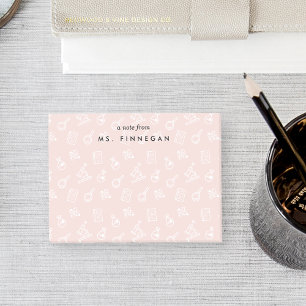 Blush Speciaal wetenschappelijk leraar Post-it® Notes