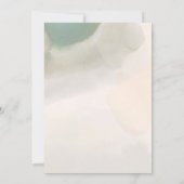 Blush Splash Title Minimalistisch Afstuderen Foto Aankondiging (Achterkant)