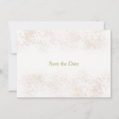 Blush Spoel de datum opslaan Save The Date (Voorkant)