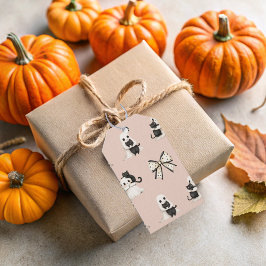 Blush Spokenwoken met Katten Geschenkkaartjes Cadeaulabel