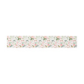 Blush Spring Bloemmotief | Uitnodigingen Wikkel (Vlak)