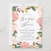 Blush Spring Floral | Bruidsfeest Kaart (Voorkant)