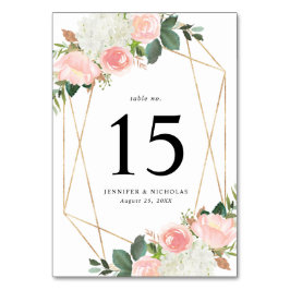 Blush Spring Floral | Persoonlijke Huwelijk Kaart