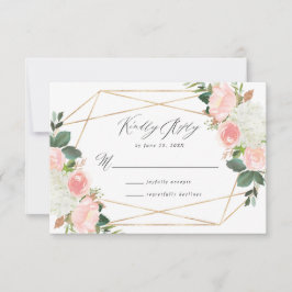 Blush Spring Floral | Trouw RSVP Kaart