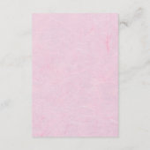 Blush Spring Sakura Pink Wedding Details Card Informatiekaartje (Achterkant)