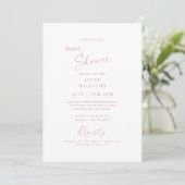 Blush Springing op het Scene-Baby shower Kaart (Staand voorkant)