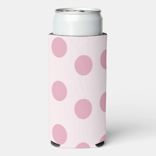 Blush stippen op roze seltzer blikjeskoeler (Seltzer Achterkant)