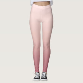 Blush Stof Roze Gradiënt Leggings