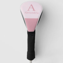 Blush Stof Roze Monogram Eerste Letter Naam Minima