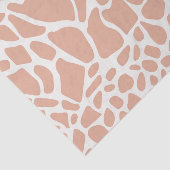 Blush Stof Roze Witte Giraffe Boho Decoupage Tissuepapier (Detail)