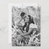 Blush stoffige roze hand getekende cirkel van blad kaart (Achterkant)