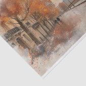 "Blush Street of Paris" Waterverf Decoupage Tissuepapier (Detail)