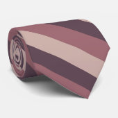 Blush strepen paletdruk stropdas (Opgerold)