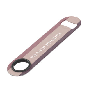 Blush stripes kleurenpalet monogram speed flessenopener