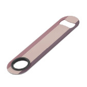 Blush stripes kleurenpalet monogram speed flessenopener (Achterkant Gekanteld)