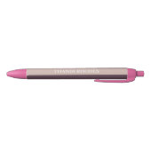 Blush stripes kleurenpalet monogram zwarte inkt pen (Bodem)