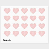 Blush strokes hart envelop Stickers (Vel)