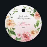 Blush Summer Floral Romantic Vrijgezellenfeest Bedankjes Labels<br><div class="desc">Blush Summer Floral Romantic Vrijgezellenfeest Favor Tags Bericht me voor alle noodzakelijke aanpassingen</div>