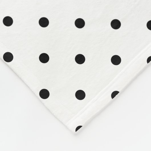 Blush Swiss Stippen | Monogram Fleece Blanket Deken (Hoek)