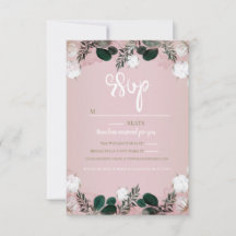 Blush Taupe Cotton Floral Greenery Rustic Wedding