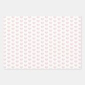 Blush Teddy Bear Baby shower Wrapping Sheets Inpakpapier Vel (Voorkant 2)