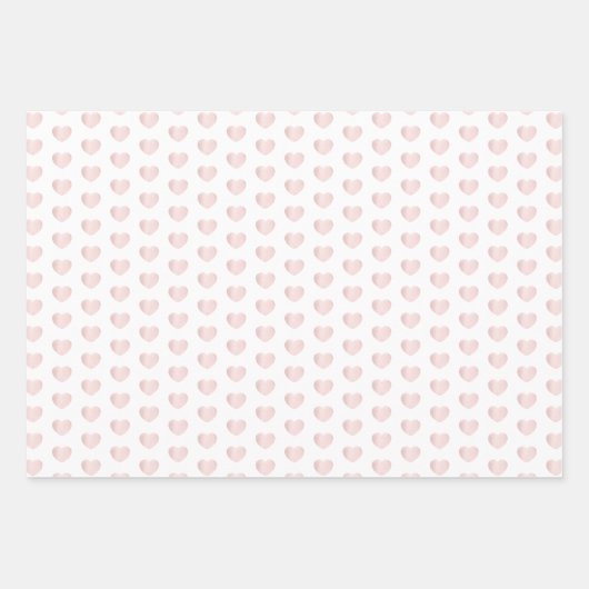 Blush Teddy Bear Baby shower Wrapping Sheets Inpakpapier Vel (Voorkant 2)