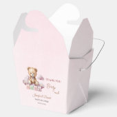 Blush Teddy Stars Roze Baby Meisje Bedankdoosjes (Geopend)