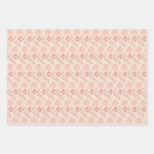 Blush | Terracotta Boho Heart Thed Pattern Inpakpapier Vel (Voorkant 2)