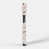 Blush | Terracotta Boho Heart Thed Pattern Name iPhone Hoesje (Rechterkant)