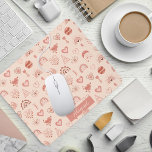 Blush | Terracotta Boho Heart Thed Pattern Name Muismat<br><div class="desc">Er zijn schaduwen van blozen en terracotta te vinden in dit boho hartthematisch patroonontwerp. Voeg eenvoudig naam toe en u bent allen geplaatst. Dit ontwerp is geweldig voor verjaardagen,  bruidsschatten,  vrienden,  Valentijnsdag,  en alleen maar omdat! Composietpatroonontwerp per feestdag hartverwarmt Design.</div>