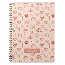 Blush | Terracotta Boho Heart Thed Pattern Name