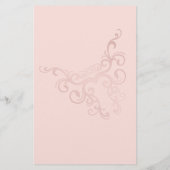 Blush Theme Snoep Bar Wrapper & Gift Kaart/Label Flyer (Achterkant)