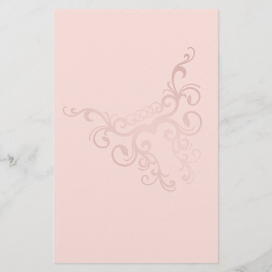 Blush Theme Snoep Bar Wrapper & Gift Kaart/Label Flyer (Achterkant)