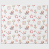 Blush Tide Treasures! Cadeaupapier (Vlak)